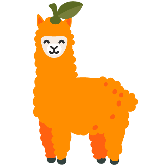 tangerine llama