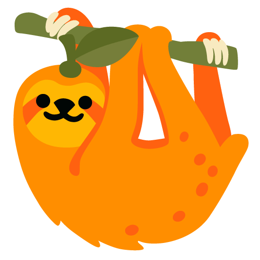 tangerine sloth