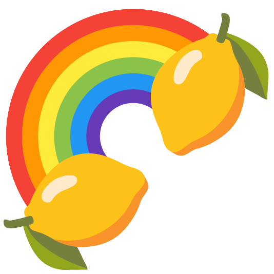 lemon rainbow
