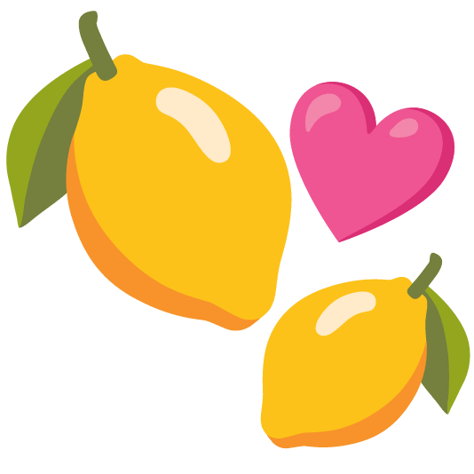 lemon revolving hearts