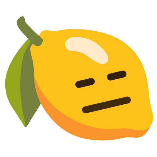 lemon expressionless