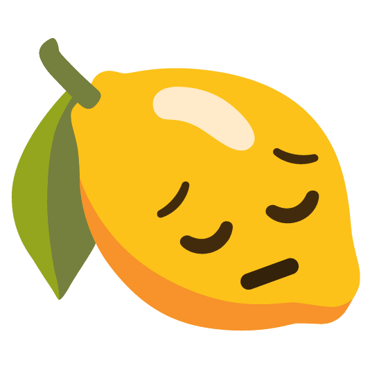 lemon pensive