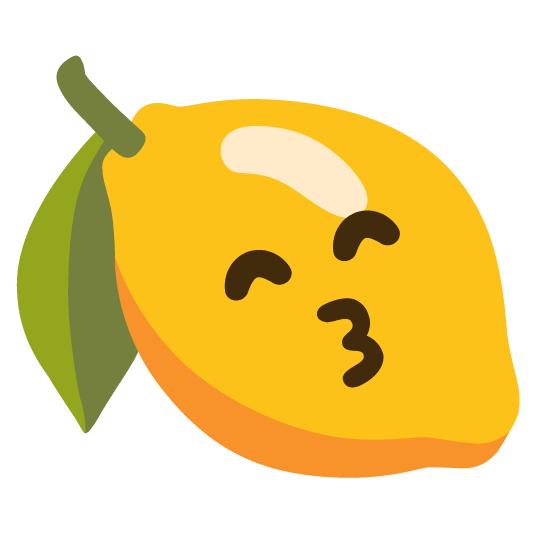 lemon kissing smiling eyes