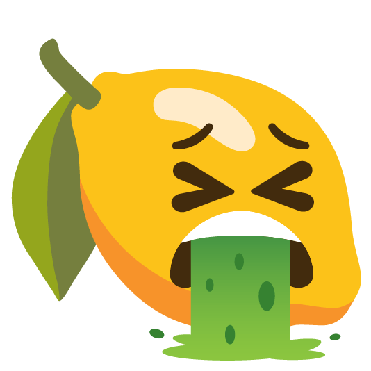 lemon face vomiting