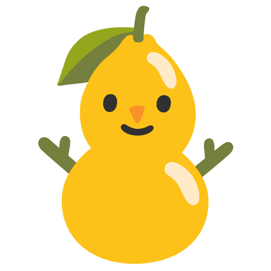 lemon snowman without snow