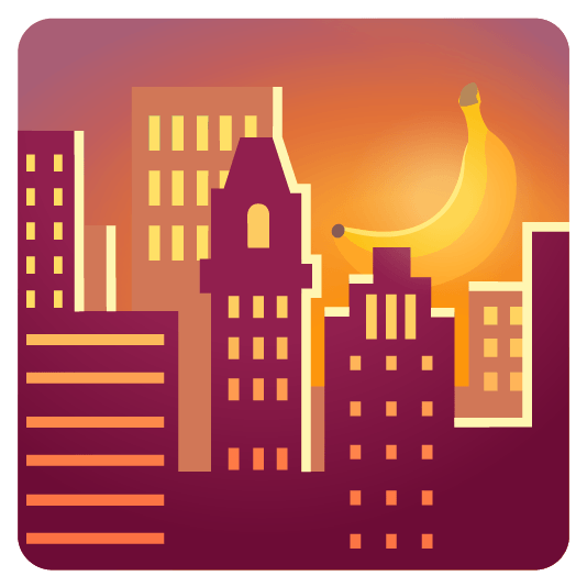 banana city sunrise