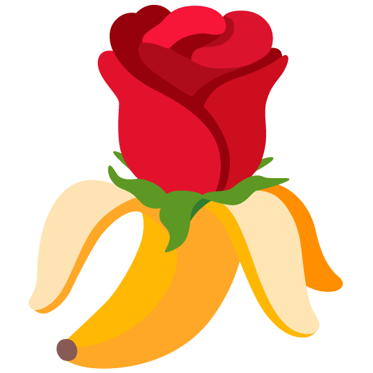 banana rose