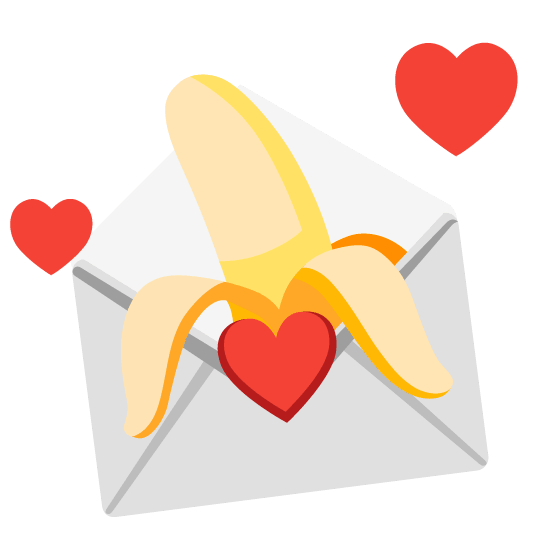 banana love letter