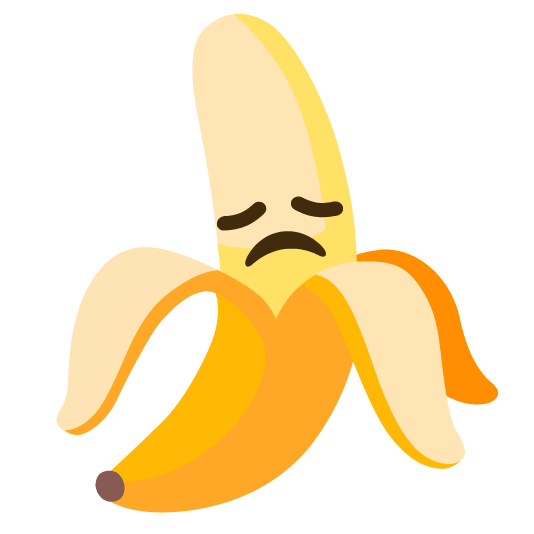 banana disappointed