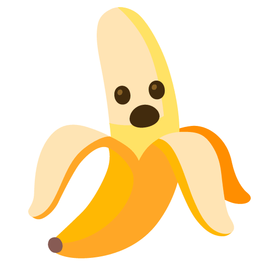 banana open mouth