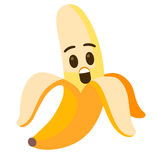 banana astonished