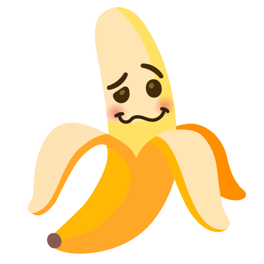 banana woozy face