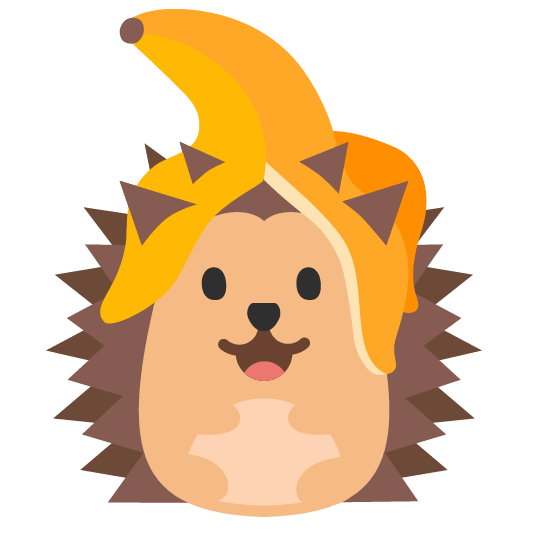 banana hedgehog