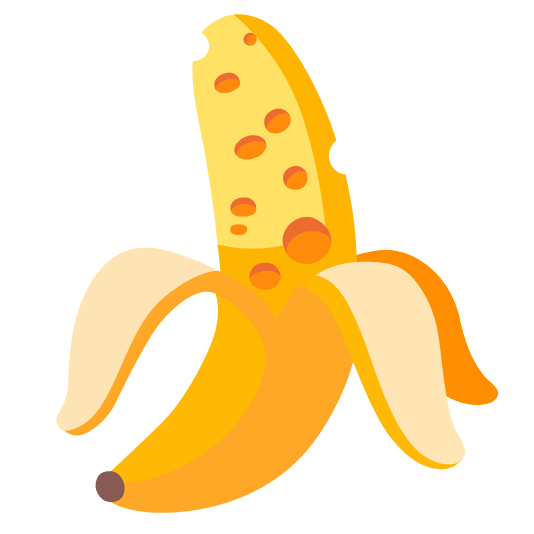 banana cheese wedge