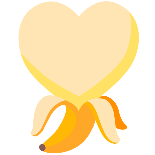 banana hearts