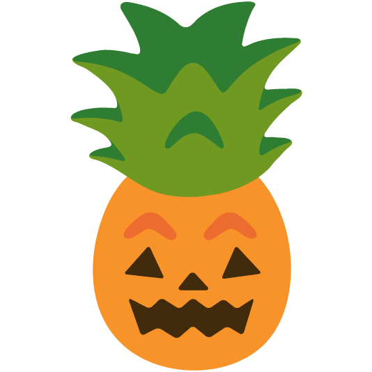 pineapple jack o lantern