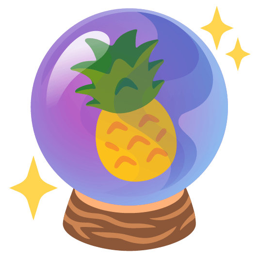 pineapple crystal ball