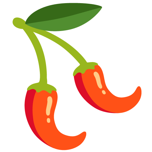 cherries hot pepper