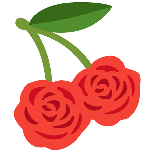 cherries rose