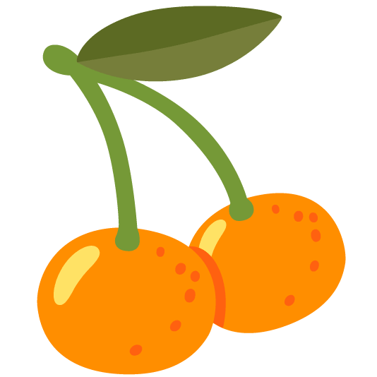 cherries tangerine