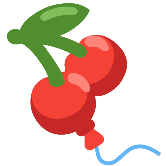 cherries balloon