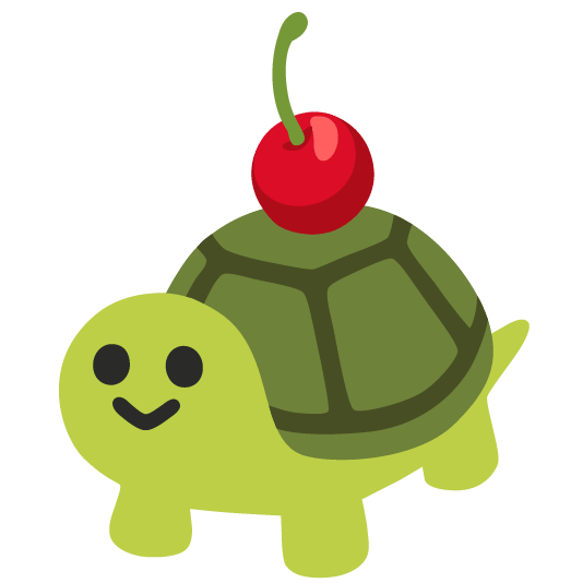 cherries turtle