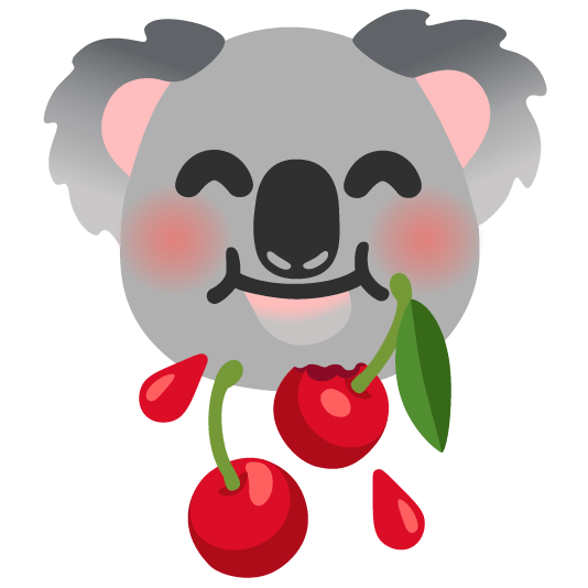 cherries koala