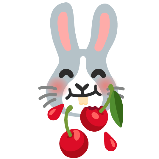 cherries rabbit