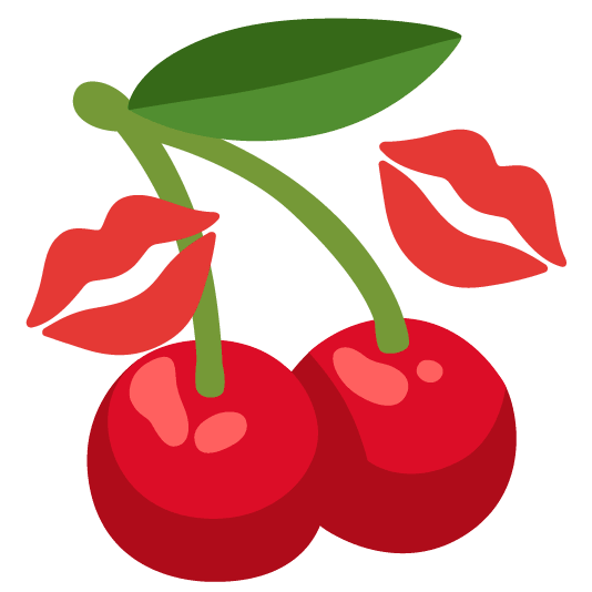 cherries kiss