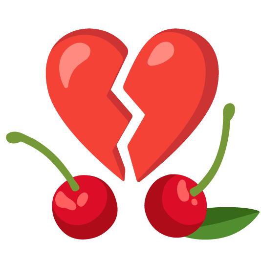 cherries broken heart