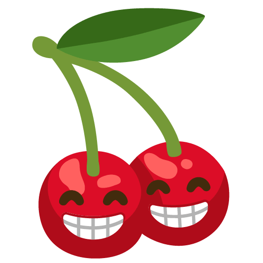 cherries grin