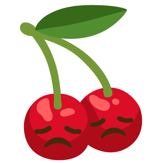 cherries disappointed
