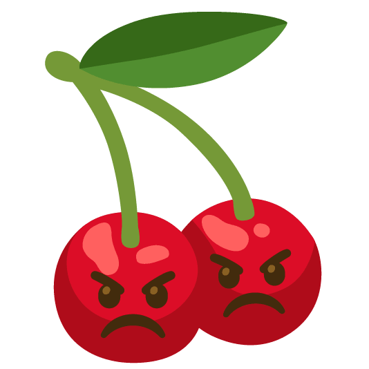 cherries angry