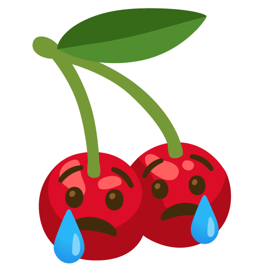 cherries cry