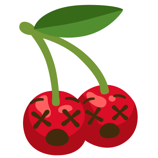 cherries dizzy face