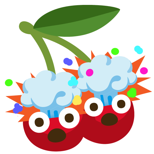 cherries exploding head