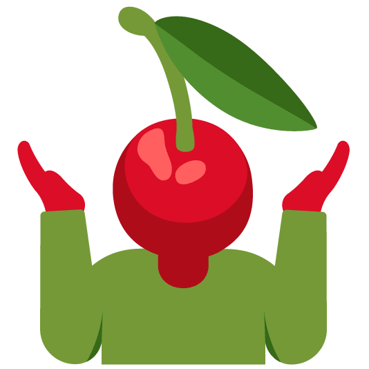 cherries shrug