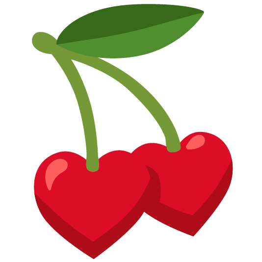 cherries hearts