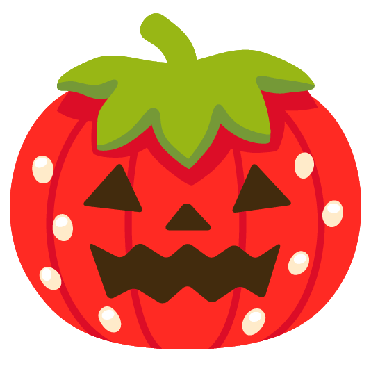 strawberry jack o lantern