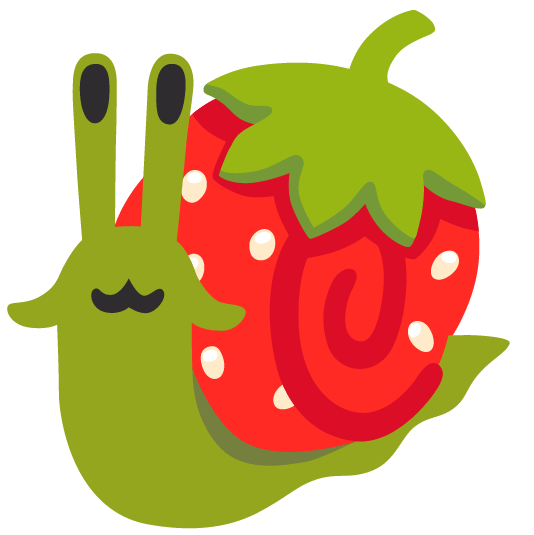strawberry snail