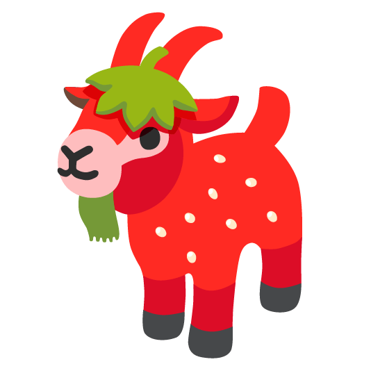 strawberry goat