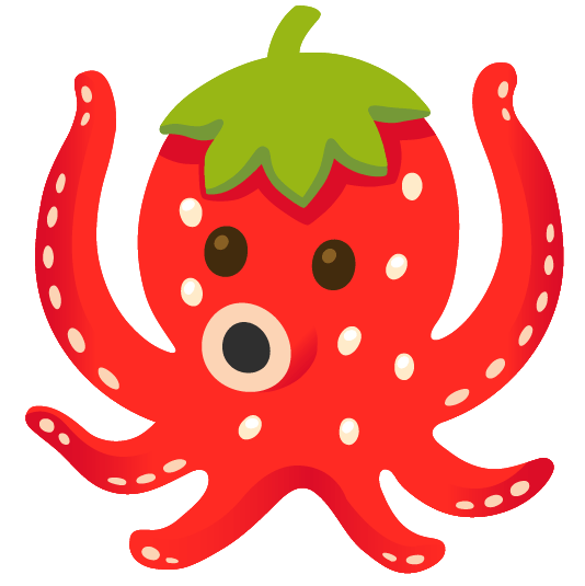 strawberry octopus