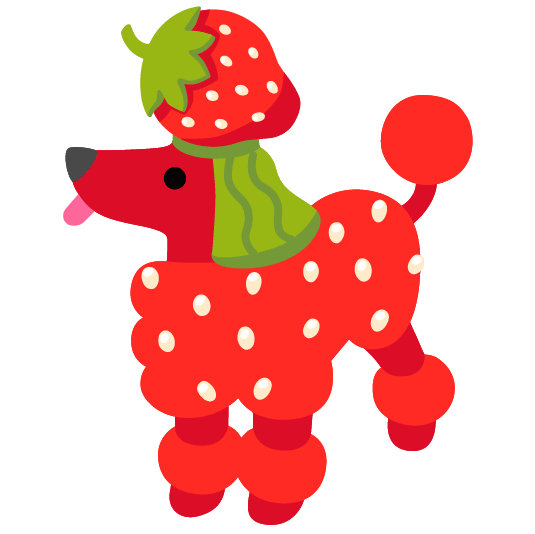 strawberry poodle