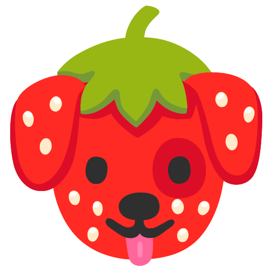 strawberry dog