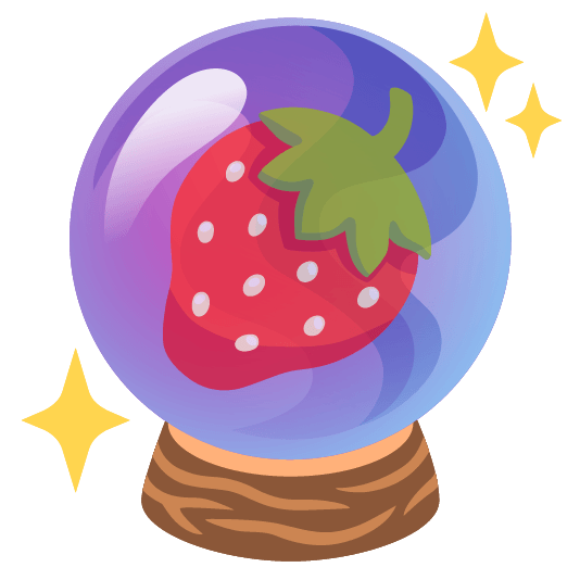 strawberry crystal ball