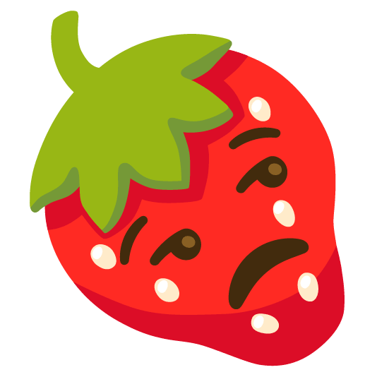 strawberry unamused