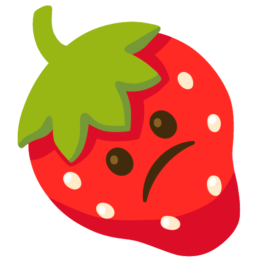 strawberry confused