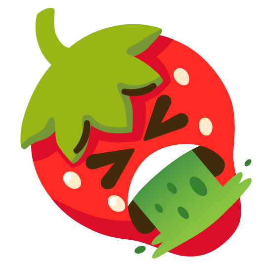 strawberry face vomiting