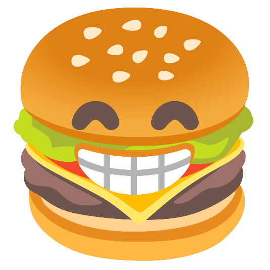 hamburger grin