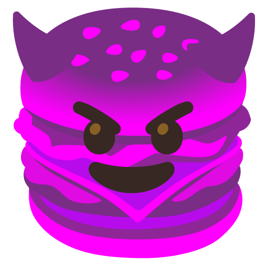 hamburger smiling imp